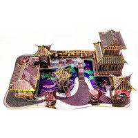 Colorful Suzhou Gardens 3D Metal Puzzle DIY Handmade Chinese Classical Architecture Assembly Model Jigsaw Puzzle Toys Gifs