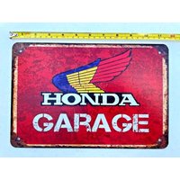 Garage Tin Sign Logo Retro Vintage Wings Metal Art Office Man Cave-Aluminum