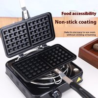 NonStick Sandwich Maker Mini Waffle Breakfast Pot Baking Pan Barbecue Oven Household Mould Egg Frying Pan for Kitchen Restaurant