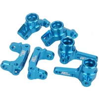 Aluminum Front Rear Uprights Knuckle Arms C-Hubs for Tamiya GF-02 GF-01 WR-02C WR-02CB WR-02G TL-01 WT-01 WT-01N G6-01 Upgrades
