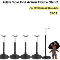 5PCS Adjustable Doll Stands Display Holder Display for 1/6 Doll Toy Figure Models Action Accessories Organizer Display Bracket