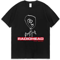Radiohead Tshirt Retro Classic Tshirt North American Tour Rock Man Womens Tshirt Camisetas Hombre Hip Hop Street Casual Top