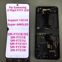 Super AMOLED For Samsung Z Flip5 5G SM-F731B/DS SM-F731B SM-F731U SM-F731U1 SM-F731W SM-F731N LCD Display Touch Screen Assembly