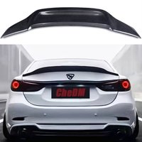 For 2014 - 2018 Mazda 6 Atenza high-quality 100% pure carbon fiber rear spoiler luggage compartment lid R-type car accessories