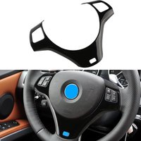 1Pc/set ABS Car Steering Wheel Panel Decoration Cover Trim Moulding Sticker for BMW 1 3 Series E87 E90 E92 E93 2005-2011 2012