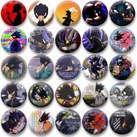 Fumikage Tokoyami Anime Figure Cute Pin for Boys Girls Cartoon Character Brooches Creative Bag Badge Fashion Jewelry Accessories