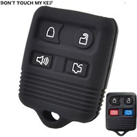Silicone Key Case Cover Shell For Mercury Cougar Grand Marquis Mariner Montego Sable For Lincoln Ford Focus Remote Fob Protector