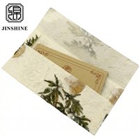 Handmade Botanical Envelope Set Eco-Friendly Wedding Invitation Stationery Gift for Special Occasions