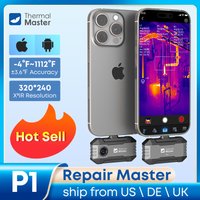 P1 Wärmebildkamera für iPhone Android USB C 320*240 X³IR Auflösung 600 ℃ Hochtemperatur-Leckprüfgerät 25Hz