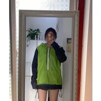 AnimeAlien Zim Hoodies Jacket Invader Cosplay Costume Coat Hooded Zip Up Pullovers Sweatshirts with Ears Halloween