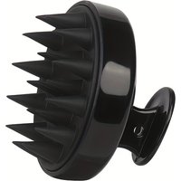 Silicone Hair Brush Scalp Massager, Long Hard Bristles for Long Curly Dense Hair, Head Cleaner Exfoliating Tool