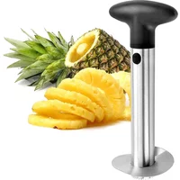 Pineapple Knife Cutter Stainless Steel Fruit Peeler Covered with Slicing Knives with Sharp Blades for Home and Kitchen Use