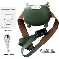 4D Fully Automatic Neck Shoulder Massager Finger Pressure Neck Massager Shoulder Back Kneading Muscles Portable Relax Massager