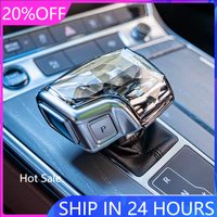 NEW Left-hand drive LHD Crystal Gear Shift Knob Cover for Audi Q7 4M A6 C8 Q8 SQ5 A5 F5 A4 B9 S4 RS5 RS6 A7 4K SQ8 Gear Lever Ha