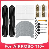 Passend für Airrobo T10+, Imou L11 Pro, Honiture Q6 Pro, Laresar L6 Pro, Arnagar S8 Pro Teile Hauptseitenbürste Filter Mopp Staubbeutel