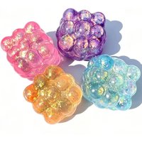 Colorful Squishy Shining Maltose Fidget Soft Sensory Cubic Squishes Squeeze ASMR Funny Anti-stress Relief Birthday Party Gifts