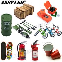 AXSPEED RC Car Simulated Decoration Tools Accessories Mini Toys for 1/10 RC Crawler Axial SCX10 90046 TRX4 TRX6 6X6