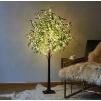 Lighted Olive Tree Fairy Lights, Faux Plant Tree with Lights for Indoor Outdoor Home Wedding Party Room Decoration