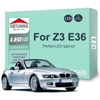 10Pcs Car Accessories Canbus Indoor Lamp For BMW Z3 E36 1995-2003 Vehicle Dome Trunk License Plate LED Interior Light Bulb Kit