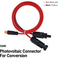 XT60 Connector 10AWG Heavy Duty Solar Panel Extension Cable for Lithium Battery RV Drone RC