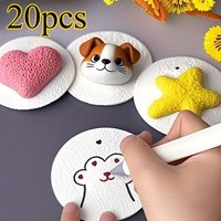 20pcs 3D Round Board Paper – Foam Explosion Art Craft Paper, Ideal for DIY & Creative Activities
