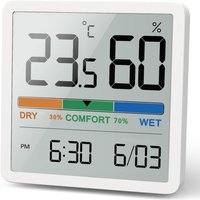 NOKLEAD New Digital Home Indoor Temperature Humidity Meter LCD Digital Thermometer Hygrometer Sensor Gauge Weather Station