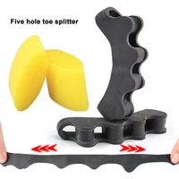 One Pair Toe Separator Silicone Separation Five Holes Separation Clip Foot Finger Guard Valgus Toe Overlapping Toe Separator