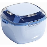 1pc Enture Storage Box Denture Elderly Portable Soak Box Invisible Braces Orthodontic Retainer Cleaning and Cleaning Boxes