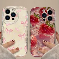 Bow Cherry Strawberry Fruit Case For Huawei Honor 600 400 200 Pro 90 Lite X5C X7D X8D X9D X6B X7B X5B X6C X8C X6A X8A X5 X7A X9C