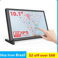 Eyoyo Monitor 10.1 inch Capacitive Touchscreen Portable 1280x800 IPS Display For Raspberry Pi Plug And Play Compatible Win 8/10