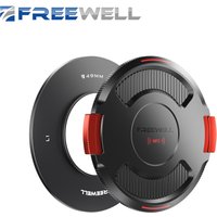 Freewell 49/52/55/58/62/67/72/77/82mm Adapter Ring with Cap for The Real Locking L1 VND/CPL Filter kit Photography Accessories