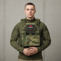 yakeda 1000D Nylon Durable Tactical multi-cam Tactical vest plate carrier vest Tactical vest Hunting vest Protective vest