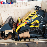 2025 Mini Skid Steer Loader Front Loader with Kubota Engine Discounted Price Applicable to Construction and Agriculture