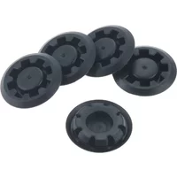 5pcs Black Plastic Car Door Lock Fixing Hole Blanking Plugs Cap Grommets for Toyota RAV4 Auto Fastener & Clip