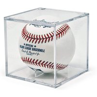 Acrylic Baseball Display Case Clear Memorabilia Storage Case Holds 1 Standard Size Baseball Suitable For Collector Organizer