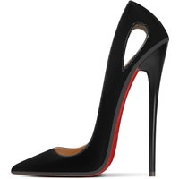 New Summer Patent Leather Pointed Toe Cut-out High Heel Shoes for Daily Banquet Temperament Women's Single Shoes