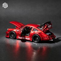 **Pre-order** FG 1:64 RWB930 Transparent Red Diecast Model Car