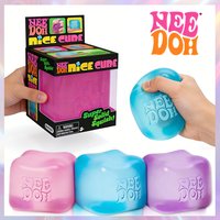 Dr Pepper x NeeDoh Nice Cube Squishy Soft Sensory Fidget Toy Stress Relief Anxiety Relief for Adults