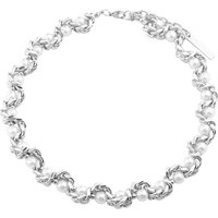 Stainless Steel Pearl Necklace Women's Light Luxury Niche Design Hip-hop High-end Collarbone Chain Y2k Party Jewelry Necklace