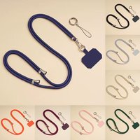 1PC Crossbody Lanyard Necklace Strap Universal Mobile Phone Adjustment Long Hanging Rope With Clip Anti-Lost Lanyard