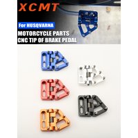 AliExpress XCMT Foldable Rear Brake Pedal Step Tip Plate For Husqvarna TC TE FC FE 125-501 2014 2015 2016 701 ENDURO SUPERMOTO Dirt Bike Parts