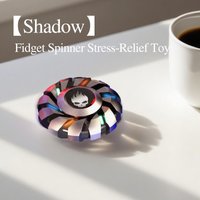 edc fidget toy Luminous All-Metal Fidget Spinner - Mini Smart Gyro Set for Stress Relief & Focus - Adult & Kids Gift