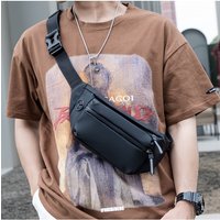 AliExpress NONE Unisex Fashion Chest Bag, Casual Outdoor Sports Cycling Waist Bag, Men's Multi-functional Shoulder Bag