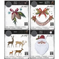 Santa Claus Elk 2025 New Metal Cutting Dies For DIY Scrapbooking Crafts Maker Photo Album Template Handmade Decoration