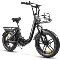 AliExpress NONE Samebike C05Pro Electric City Bicycle 36V13Ah Lithium Battery 500W Motor 20Inch Fat Tire e-bike Foldable Electric Bike Lady