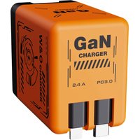 New Portable Multi Functional Folding Adapter Charging Protection GaN 20W PD3.0 Fast Charger With Retractable Type-C Cable