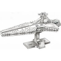 2026 643PCS Attack Cruiser Assembly Building Blocks Model Home Decoration Bricks Toy Festival Gift For Children Adults