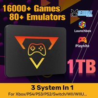 PlayZone 1TB Portable External Game SSD Handheld Game Console For Xbox/PS4/PS3/PS2/Switch Built-in 16000 Games For Win PC/Laptop image 4