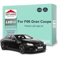 14Pcs Car Accessories For BMW 6 Series F06 Gran Coupe 640d 640i 650i 2012-2018 Canbus Dome Footwell LED Interior Light Bulb Kit
