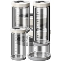 LFGB Certification Ultra Hard High-borosilicate Glass Dry Cargo Preservation Jar High Transmittance Well Sealed Kitchen Bottle